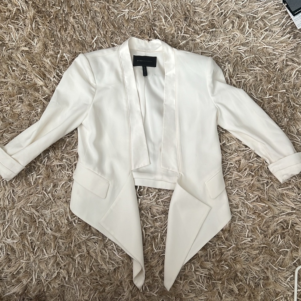 BCBG cropped tuxedo blazer - Picture 7 of 10